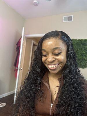 Frontal wig install