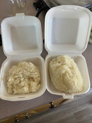 Sticky rice wasn't filled