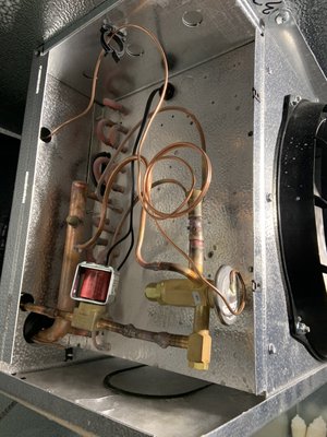 Replaced a Walk-in Freezer TXV valve