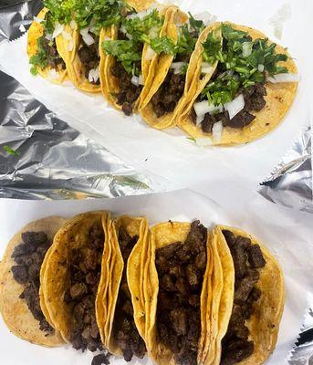 Tacos de Asada! Plain or with everything?