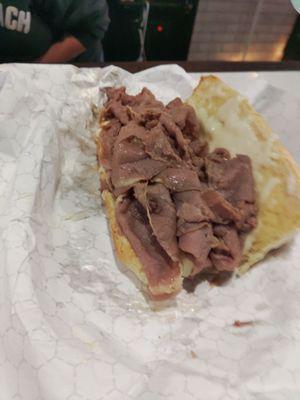 Italian beef sandwich...