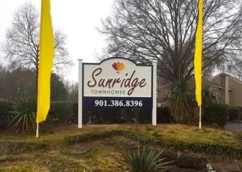 Entrance to Sunridge Townhomes