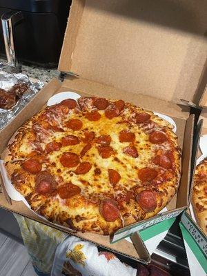 Pepperoni pizza