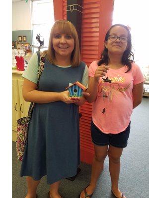 Birdhouses and wind chimes make a great Mother's day and Father's day gifts.