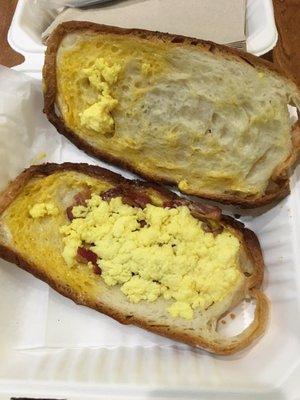 Super gross breakfast panini for $7.29