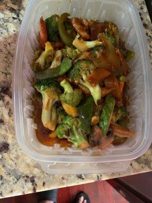 Broccoli with garlic sauce