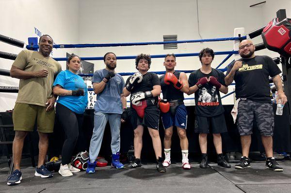 Friday Night  sparring session with community gym & coach