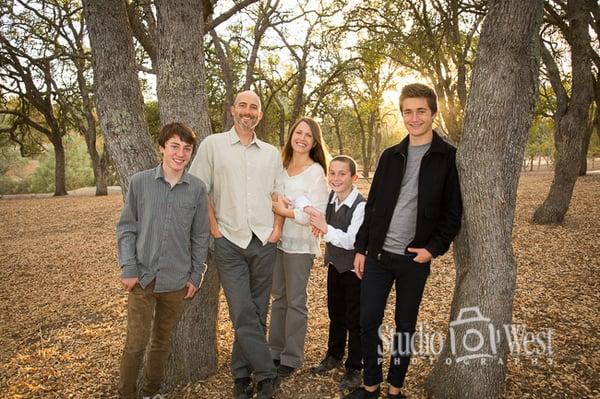 Family Portrait in the woods.