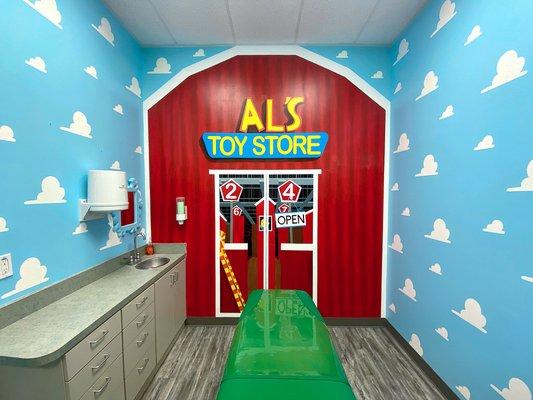 Our Toy Story themed room!