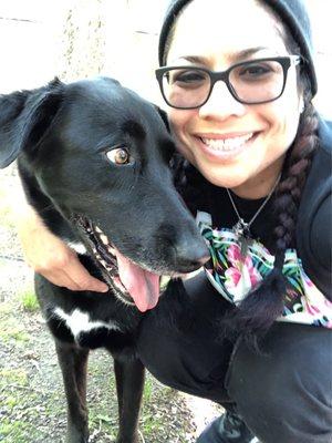 Rest stop with awesome dog relief / park area Me & Bella