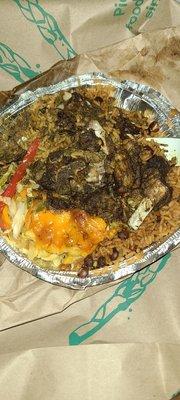 Bland curry goat just nasty af