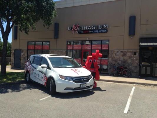 Addy the A+ mascot welcomes you to Mathnasium of Wichita Falls!