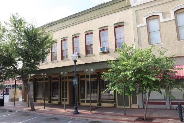 Located across the street from old Hays County Courthouse