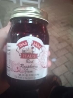 No BBQ but got some red raspberry jam