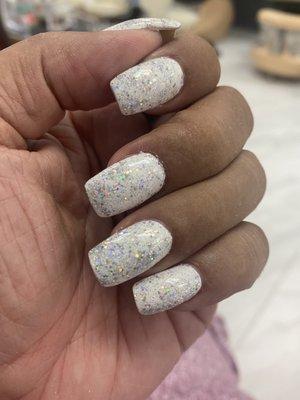 Filled and glitter