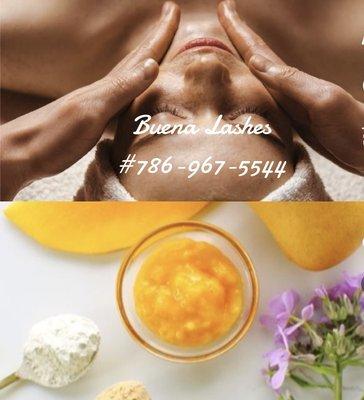 Enzyme hydration facial