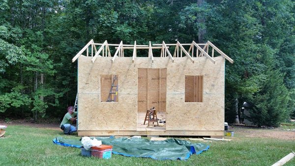 Storage building going up