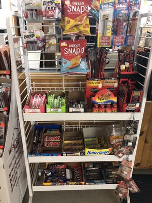 Snacks near counter