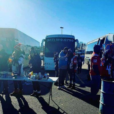 36 Passengers Party Bus with Bathroom #tailgate #gillettestadium