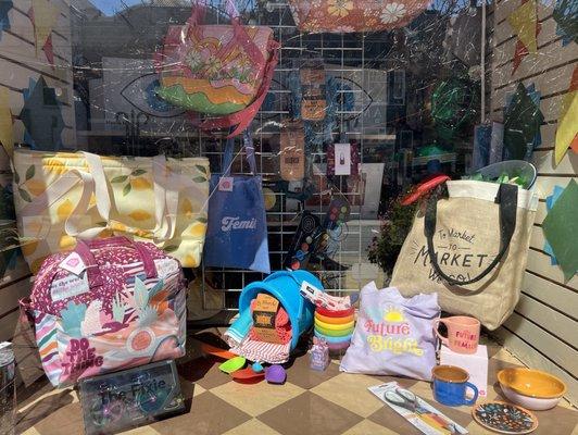 Spring window display