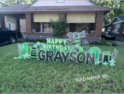 HBD yard sign. $80