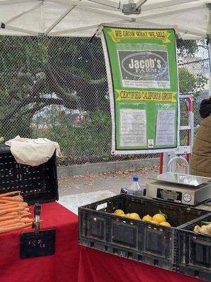 Jacobs Farm at the Outer Sunset Farmers Market San Francisco