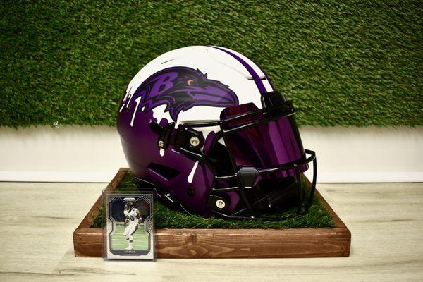 Ed Reed Full Size Authentic Helmet - NFL Baltimore Ravens