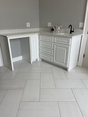 Bathroom vanity custom cabinets