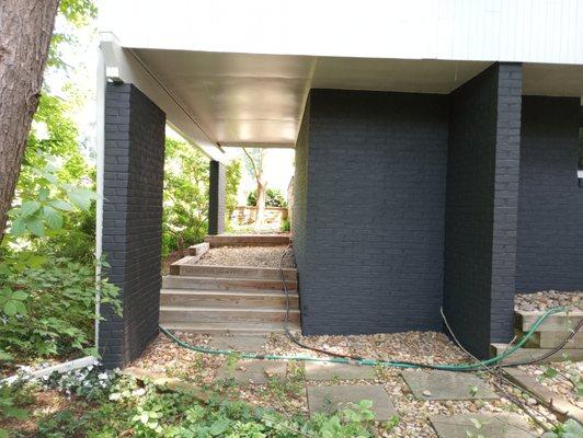 Siding and brick painted in Bethesda