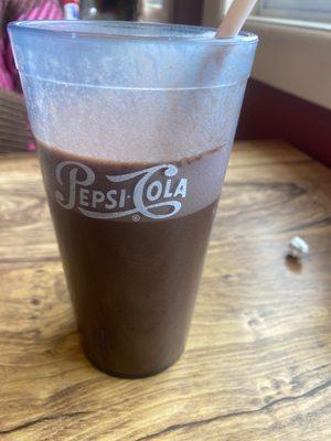 Extra chocolate, egg cream