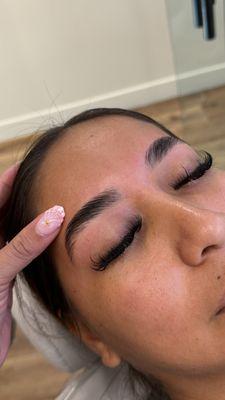 Brow lamination