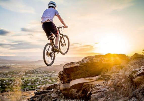 Great adventures in mountain biking. Thank you Spencer Sullivan for the photo.