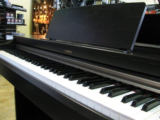 Electric pianos and keyboards for every budget. Brands include Yamaha, Korg, Roland and Casio.