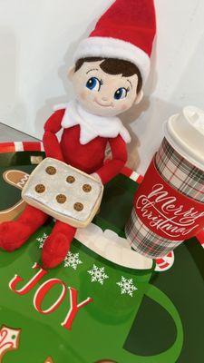 Elf on the shelf mini cookie tray