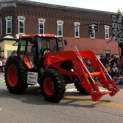 A photo of us from the local Ham Days parade