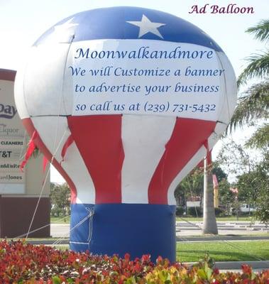 20 foot Ad Balloon