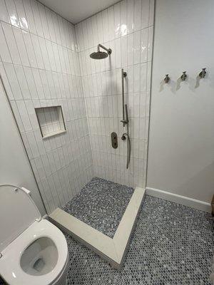 New shower