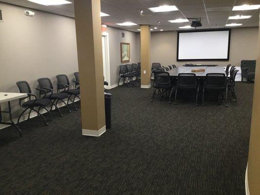 Commercial carpet install for office building