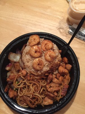 This is chicken & shrimp combo.