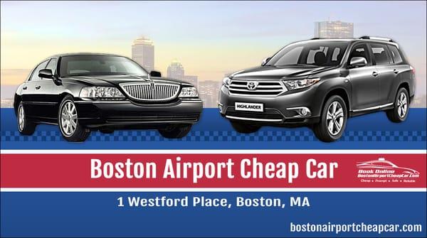 Boston Airport Cheap Car and Taxi Service