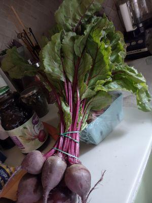 Beautiful beets and the greens!