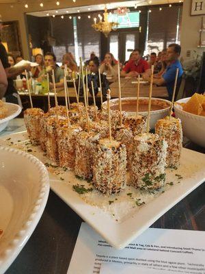 Street Corn Display from Mixology Class 2019