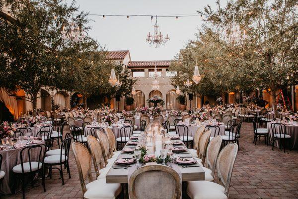 Courtyard reception