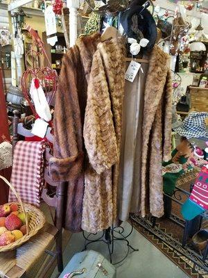 Vintage fur coats