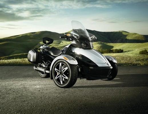 Stop in and look at the new Spyder Roadsters from BRP