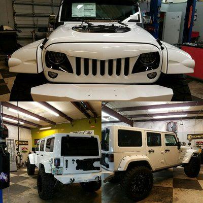 2016 Jeep Wrangler Sahara edition got a quick detail