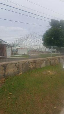 Temporary Ice Rink located in the auxiliary parking lot near Norwalk Visitor's Dock