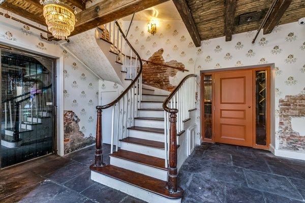 Staircase up Parlour and Prohibition