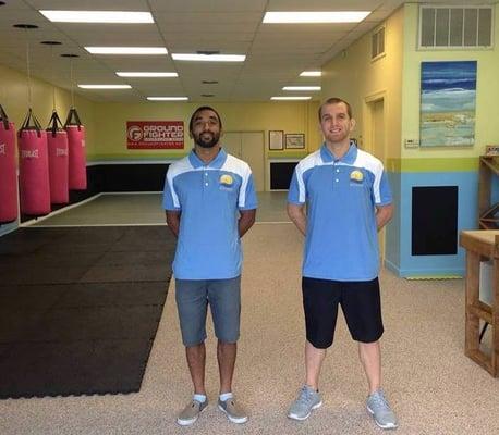 Instructors Suraj and Mike at Beachside