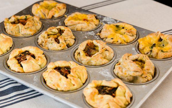 100% hand made & hand-crafted vegetarian tartlets